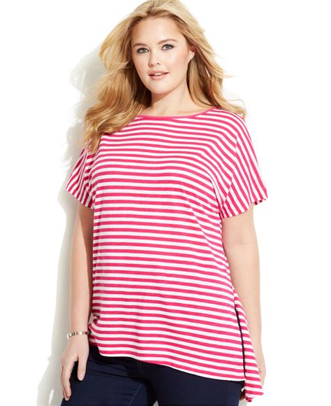 women michael kors shirt|Michael Kors striped top.